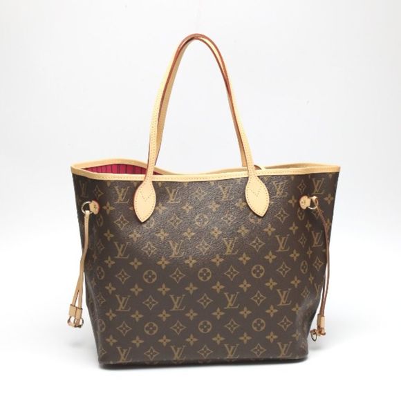 Louis Vuitton Neverfull MM Monogram Pivoine Tote Bag LV - Picture 2 of 11